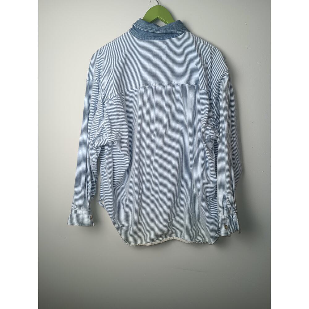 Women's Vtg Quizz Mouse Mushroom Valentines Love Embroidery Button up Collar 18 - Picture 5 of 6